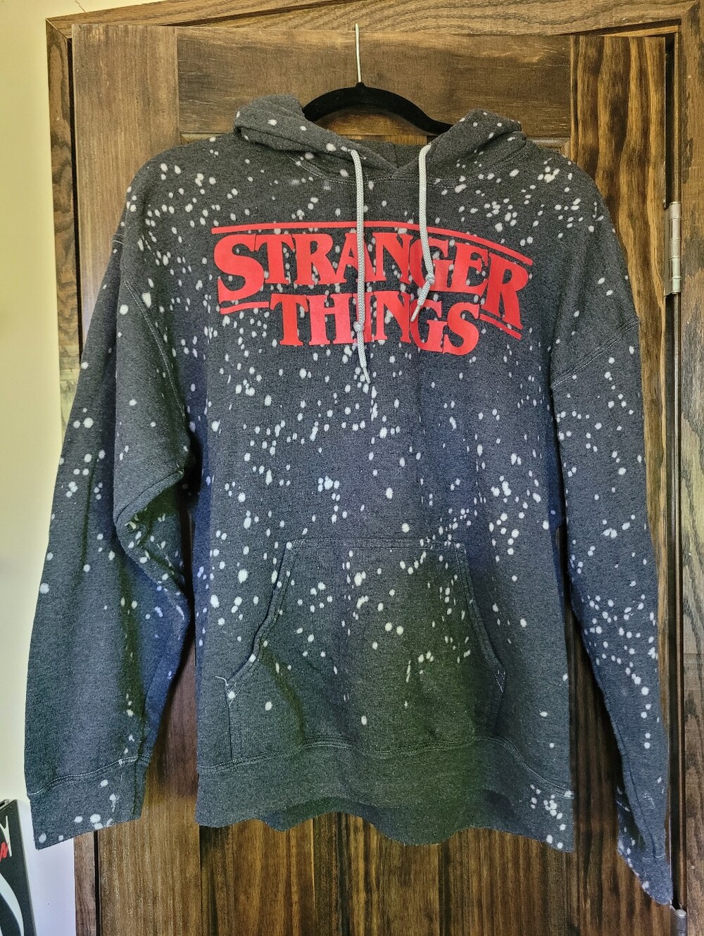 Grey Stranger Things Hoodie
